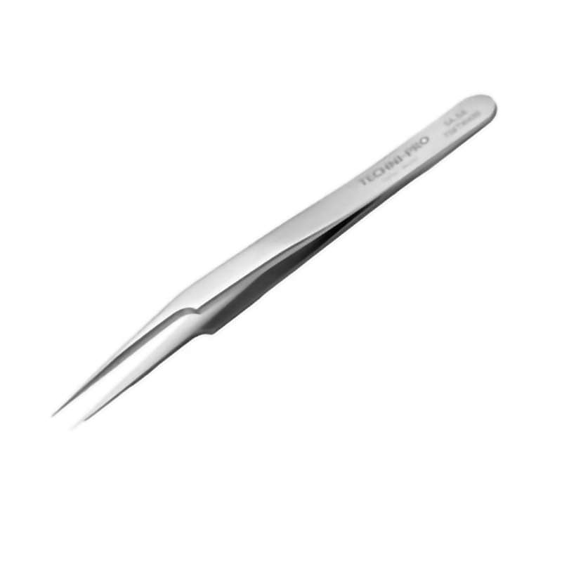 High Precision Tweezers, Style 5A, Anti-Acid/Anti-Magnetic, Stainless Steel, Very Fine, 4.5''